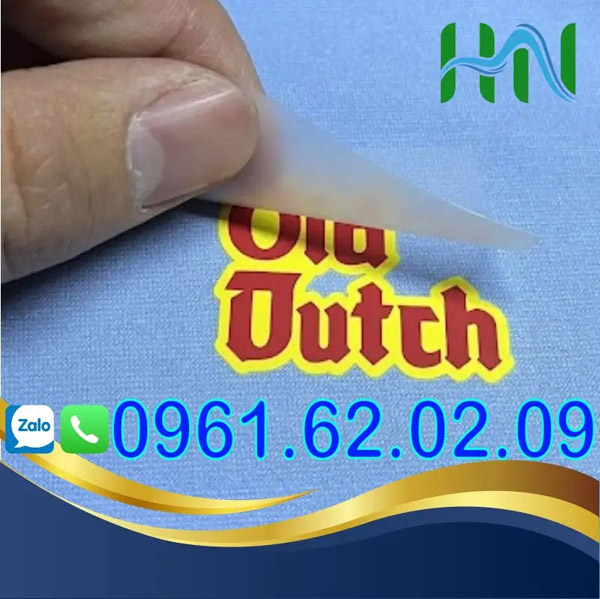Nhãn ép chuyển nhiệt quần áo