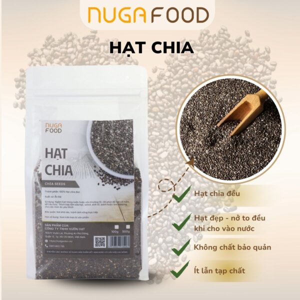 Hạt Chia - Nuga Food - Công Ty TNHH Vườn Hạt