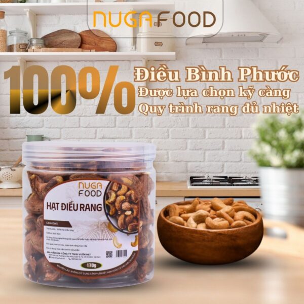 Hạt điều rang - Nuga Food - Công Ty TNHH Vườn Hạt