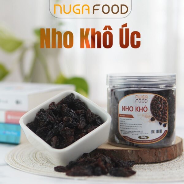 Nho khô - Nuga Food - Công Ty TNHH Vườn Hạt