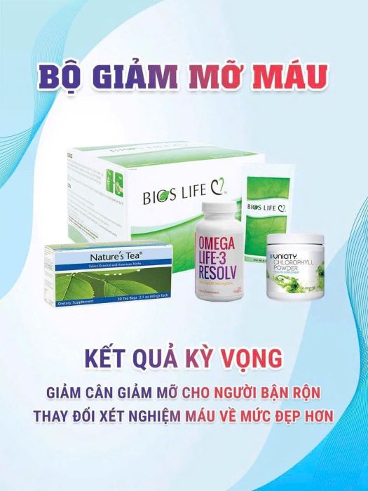 Bộ giảm mỡ máu