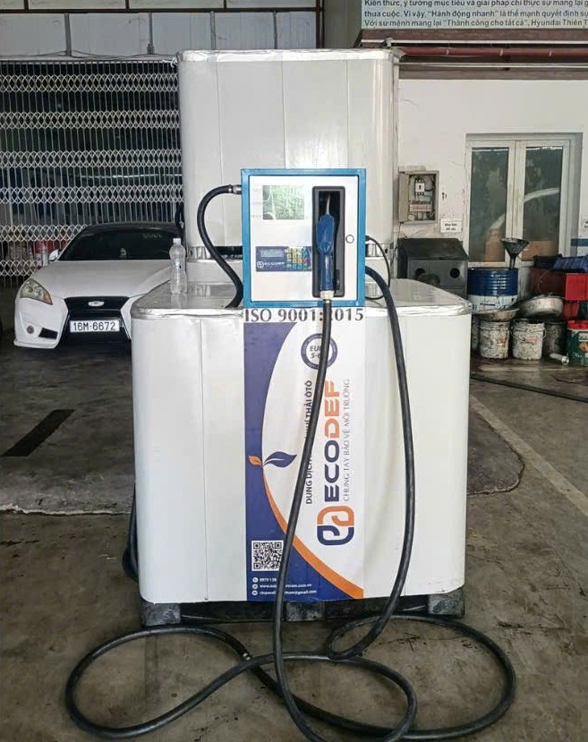 Trạm bơm dung dịch xử lý khí thải ô tô