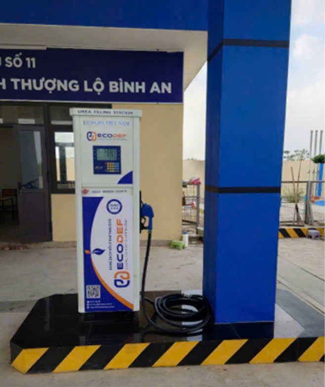 Trạm bơm dung dịch xử lý khí thải ô tô