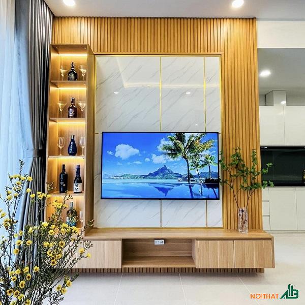 Kệ tivi phòng khách giá rẻ KTV011 - Nội Thất AB - Công Ty TNHH Trang Trí Nội Thất AB