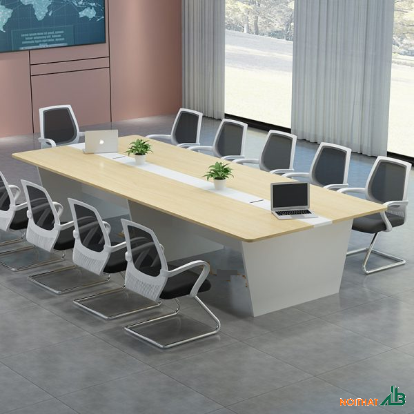 Bàn họp 2m4 gỗ công nghiệp BH077 - Nội Thất AB - Công Ty TNHH Trang Trí Nội Thất AB