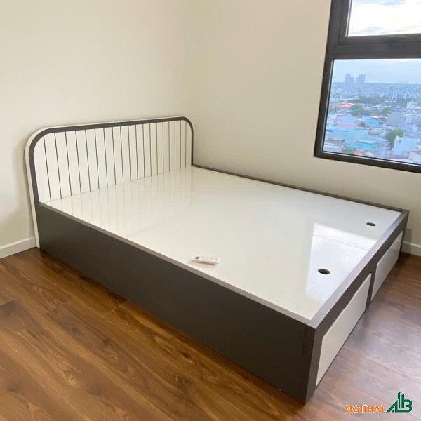 Giường ngủ MDF cao cấp 1m6 x 2m GN102 - Nội Thất AB - Công Ty TNHH Trang Trí Nội Thất AB