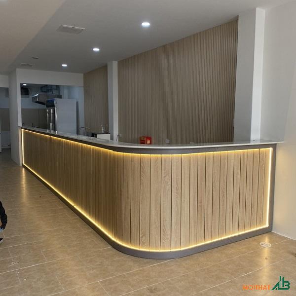 Quầy pha chế bo cong cao cấp QB091 - Nội Thất AB - Công Ty TNHH Trang Trí Nội Thất AB