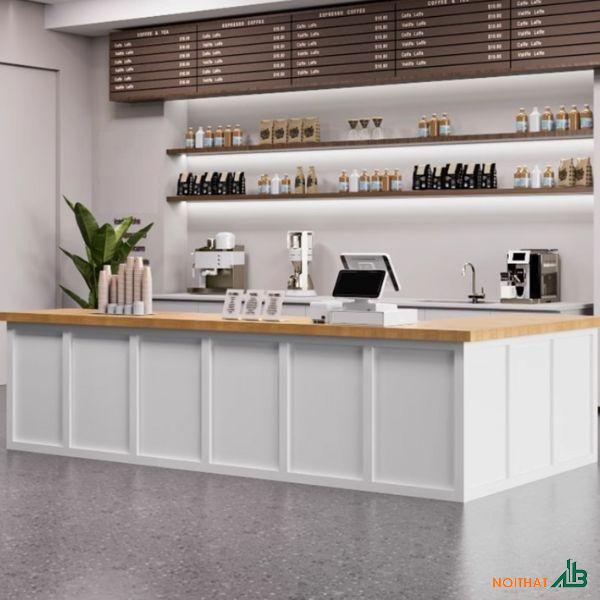 Quầy pha chế chữ L hiện đại QB087 - Nội Thất AB - Công Ty TNHH Trang Trí Nội Thất AB