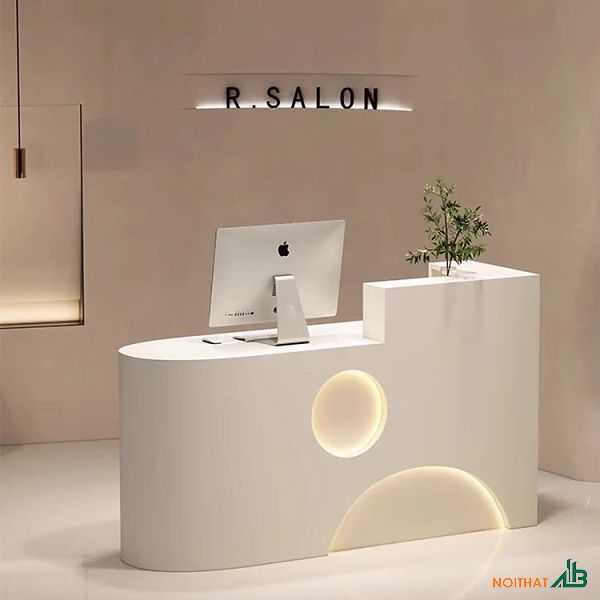 Quầy thu ngân 1m4 hiện đại QTN034 - Nội Thất AB - Công Ty TNHH Trang Trí Nội Thất AB