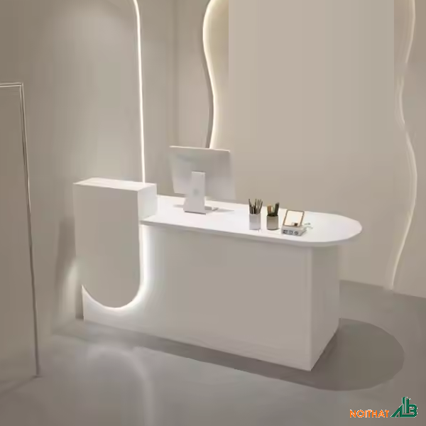 Quầy thu ngân 1m6 đẹp giá rẻ QTN039 - Nội Thất AB - Công Ty TNHH Trang Trí Nội Thất AB