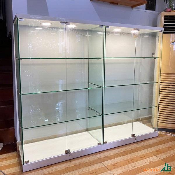 Tủ kính trưng bày tượng gỗ điêu khắc TTB122 - Nội Thất AB - Công Ty TNHH Trang Trí Nội Thất AB