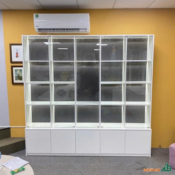 Tủ trưng bày huy chương công ty TTB123 - Nội Thất AB - Công Ty TNHH Trang Trí Nội Thất AB