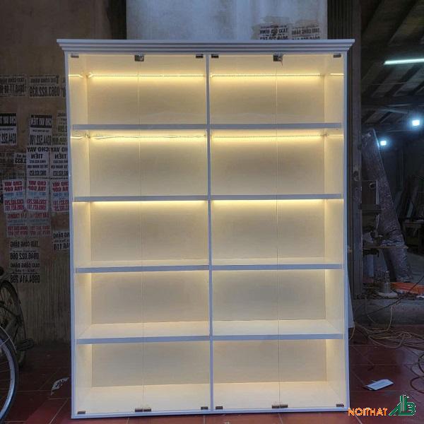 Tủ trưng bày mô hình 1m2 x 1m8 giá rẻ TTB119 - Nội Thất AB - Công Ty TNHH Trang Trí Nội Thất AB