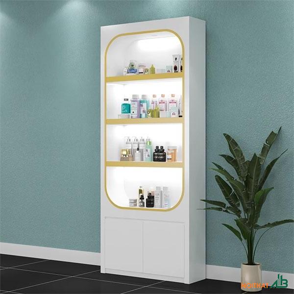 Tủ trưng bày mỹ phẩm sơn PU cao cấp TTB108 - Nội Thất AB - Công Ty TNHH Trang Trí Nội Thất AB