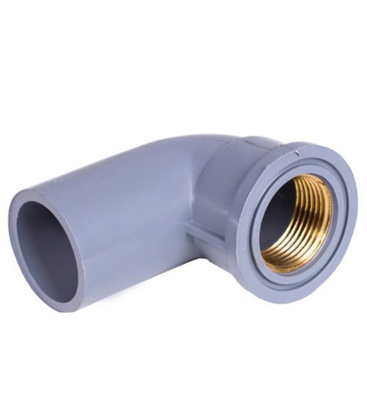 Nối góc ren trong đồng 90 độ uPVC