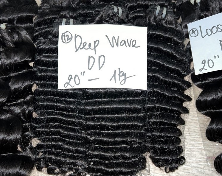 Tóc dệt xoắn sâu - Công Ty K - Hair Vietnamese Hair Factory