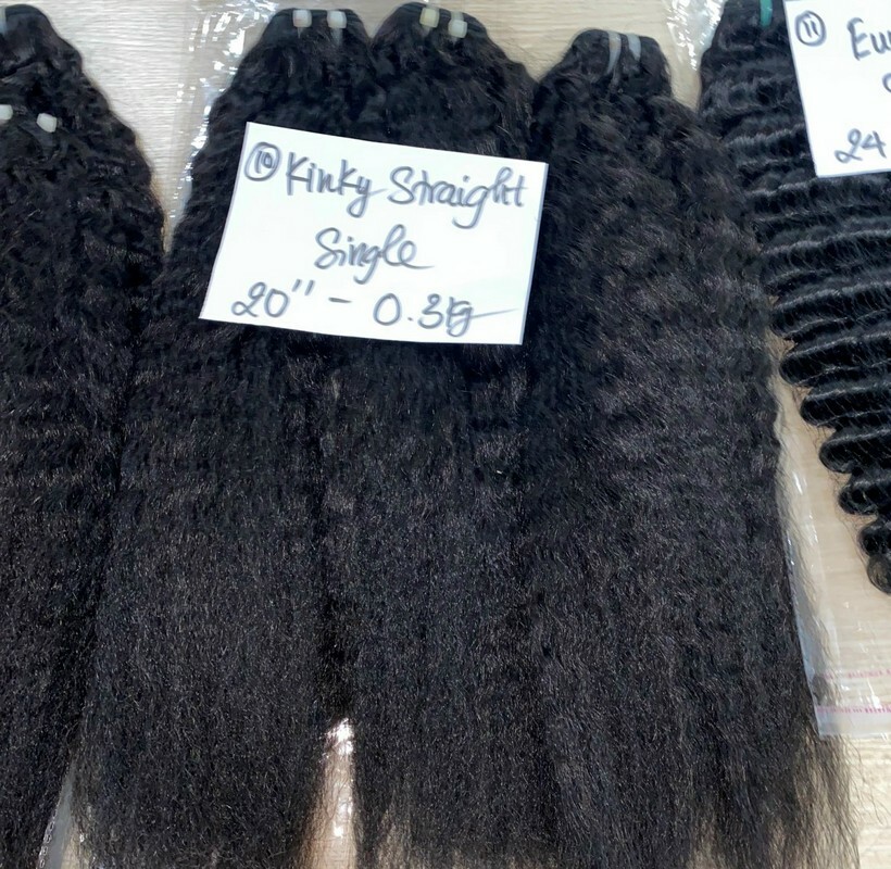 Tóc dệt thẳng tự nhiên - Công Ty K - Hair Vietnamese Hair Factory