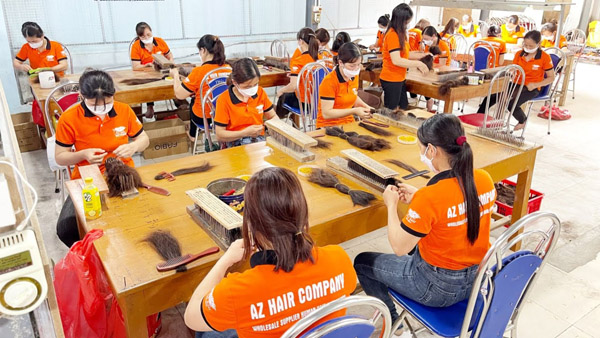 Hình ảnh nhà xưởng công ty AZ Hair