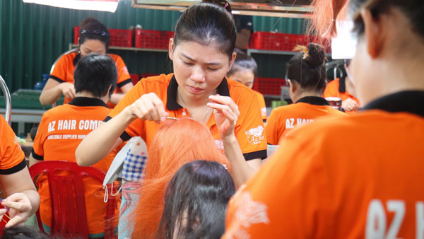 Hình ảnh nhà xưởng công ty AZ Hair