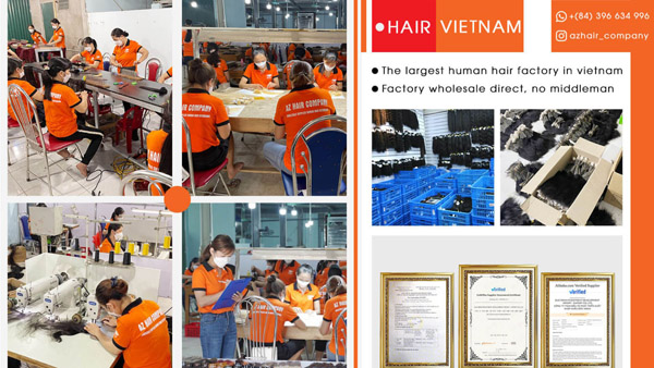 Hình ảnh nhà xưởng công ty AZ Hair