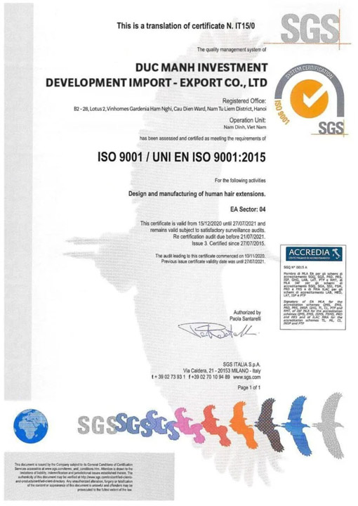 ISO 9001:2015
