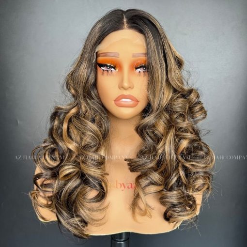 Tóc giả thật Bouncy Curl AZ07
