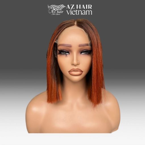 Tóc giả thật Mix Dark Brown AZ16