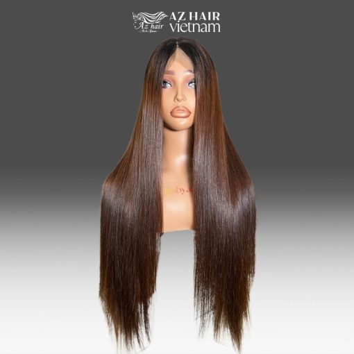 Tóc giả thật Brown 22inch