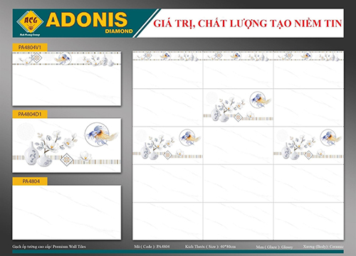 Gạch PA4804V1 - Gạch Men Anh Cường - Công Ty TNHH Đầu Tư TMDV Anh Cường