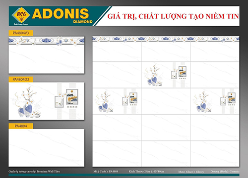 Gạch PA4804V3 - Gạch Men Anh Cường - Công Ty TNHH Đầu Tư TMDV Anh Cường