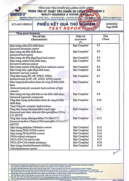 Chứng nhận - Mút Xốp Gia Phát - Công Ty TNHH Sản Xuất - Thương Mại Gia Phát