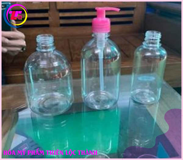 Chai lọ nhựa mỹ phẩm trong suốt