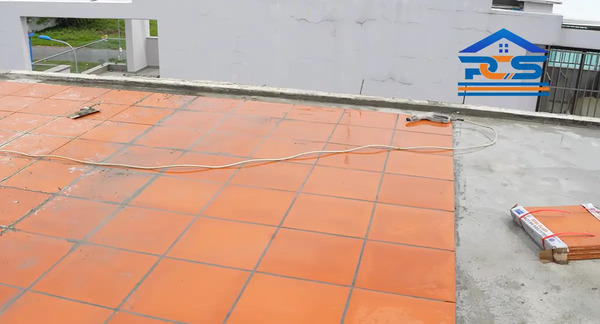 Chống thấm sân thượng đã lát gạch