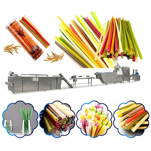 Dây chuyền sản xuất ống hút gạo tự hủy