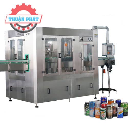 Máy chiết rót lon nước ngọt hoàn toàn tự động