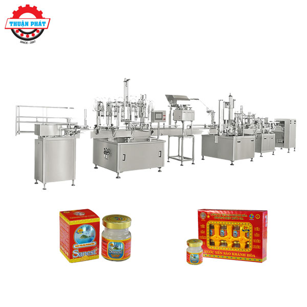 Máy chiết rót yến sào, yến hũ tự động