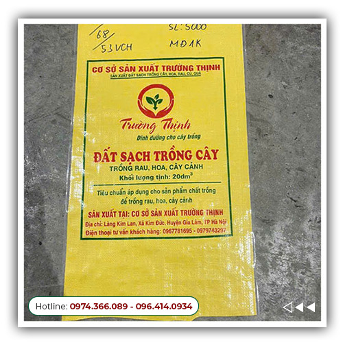 Bao đất trồng - Bao Bì Hoàng Trường - Công Ty TNHH Sản Xuất Thương Mại Quốc Tế Hoàng Trường Packaging