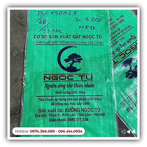 Bao đất trồng - Bao Bì Hoàng Trường - Công Ty TNHH Sản Xuất Thương Mại Quốc Tế Hoàng Trường Packaging
