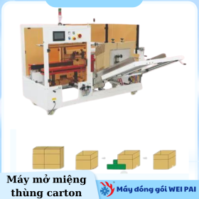 Máy mở hộp, thùng carton - Công Ty TNHH Máy Đóng Gói WEI PAI