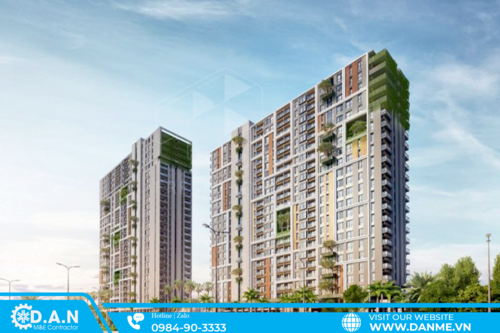Tòa nhà căn hộ khách sạn Cor - Công Ty TNHH Thương Mại Kỹ Thuật Cơ Điện Lạnh Diệu An Ngọc