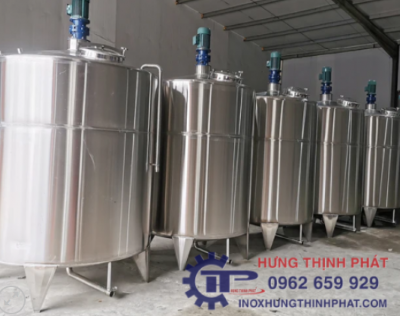Bồn chứa inox công nghiệp - Công ty TNHH Cơ Khí Chế Tạo Máy Hưng Thịnh Phát