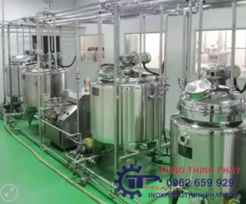 Bồn chứa thực phẩm công nghiệp - Công ty TNHH Cơ Khí Chế Tạo Máy Hưng Thịnh Phát