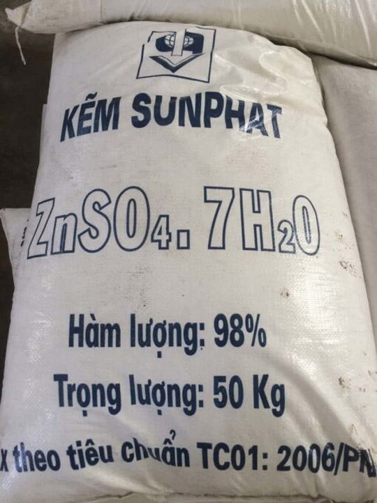 Kẽm sunfat - Hóa Chất Iridi Việt Nam - Công Ty Cổ Phần Iridi Việt Nam