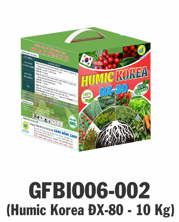 GFBIO06-002 (Humic Korea ĐX-80 - 10 Kg)