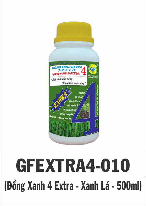 GFEXTRA4-010 (Đồng Xanh 4 Extra - Xanh Lá - 500ml)