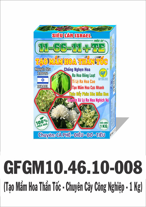 GFGM10.46.10-008 (Tạo Mầm Hoa Thần Tốc - Chuyên Cây Công Nghiệp - 1 Kg)