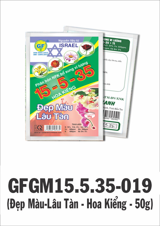 GFGM15.5.35-019 (Đẹp Màu-Lâu Tàn - Hoa Kiểng - 50g)