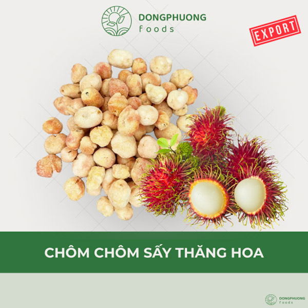Chôm chôm sấy thăng hoa