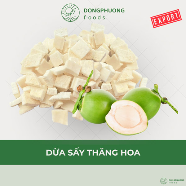 Dừa sấy thăng hoa
