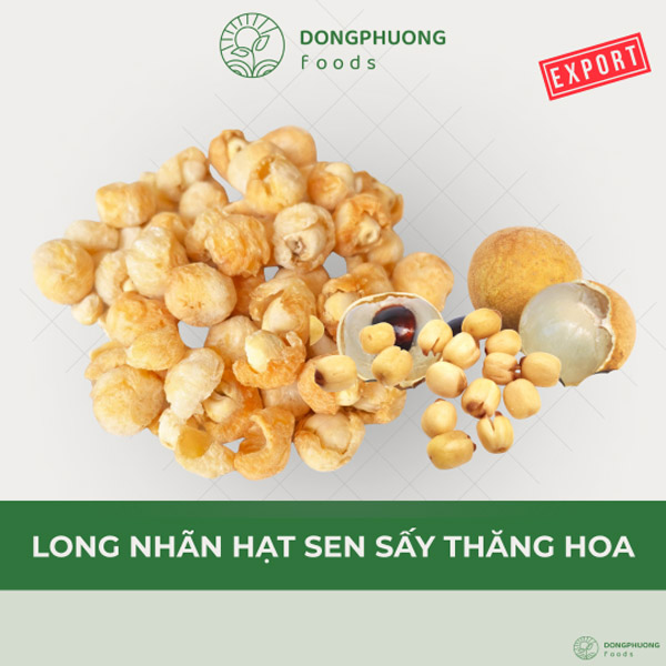 Long nhãn hạt sen sấy thăng hoa